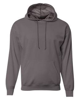 A4 Men's Sprint Tech Fleece Hooded Sweatshirt N4279 | Graphite - Front