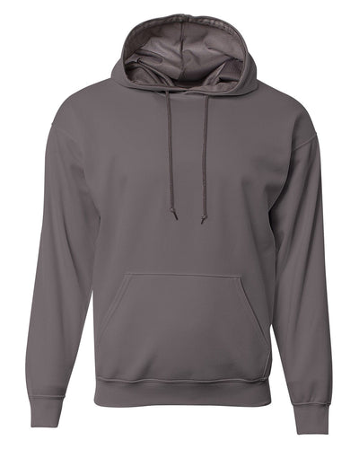 A4 Men's Sprint Tech Fleece Hooded Sweatshirt N4279 | Graphite - Front