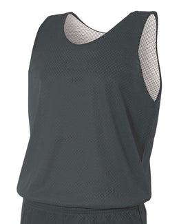 A4 Men's Reversible Mesh Tank NF1270 | Graphite/ White - Front