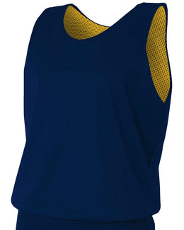 A4 Men's Reversible Mesh Tank NF1270 | Navy/ Gold - Front