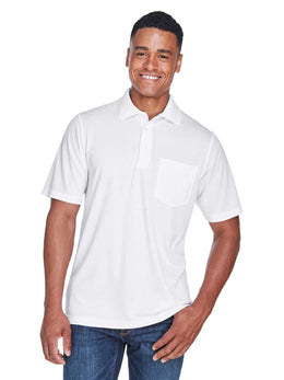 CORE365 Men's Origin Performance Piqué Polo with Pocket