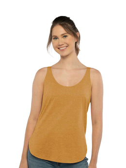 Gold Next Level Women's Festival Tank