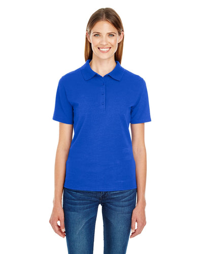 Hanes Ladies X-Temp Pique Polo Shirt with Fresh IQ 035P | Deep Royal - Front