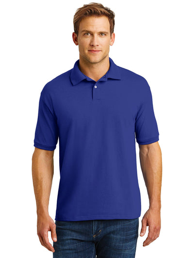 Hanes Jersey Knit Polo Shirt