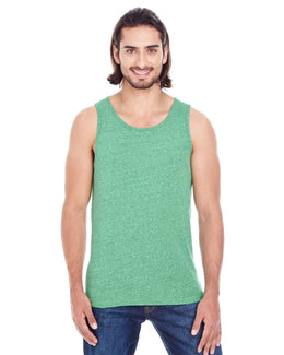 Threadfast Apparel Unisex Triblend Tank 102C | Green Triblend - Front