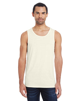Threadfast Apparel Unisex Triblend Tank 102C | Cream Triblend - Front