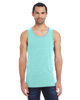 Threadfast Apparel Unisex Triblend Tank 102C | Mint Triblend - Front