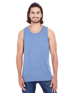 Threadfast Apparel Unisex Triblend Tank 102C | Navy Triblend - Front