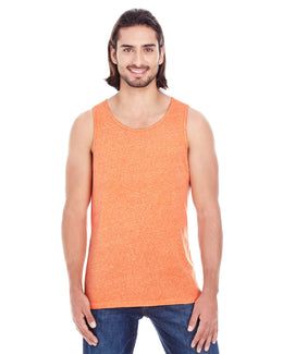 Threadfast Apparel Unisex Triblend Tank 102C | Orange Triblend - Front