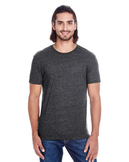 Threadfast Apparel Unisex Triblend Short Sleeve Tee 102A | Black Triblend - Front