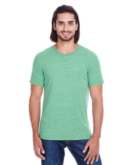 Threadfast Apparel Unisex Triblend Short Sleeve Tee 102A | Green Triblend - Front