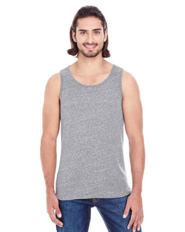 Threadfast Apparel Unisex Triblend Tank 102C | Grey Triblend - Front