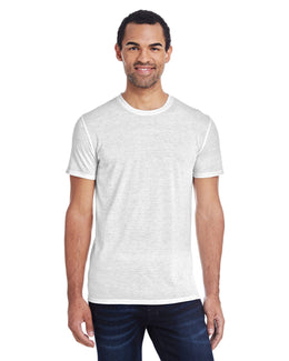 Threadfast Apparel Blizzard Jersey Short Sleeve Tee 104A | White Blizzard - Front
