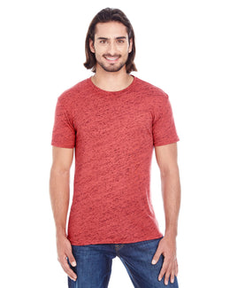 Threadfast Apparel Blizzard Jersey Short Sleeve Tee 104A | Red Blizzard - Front