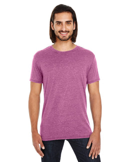Threadfast Apparel Unisex Vintage Dye T-Shirt 108A | Vintage Wine - Front