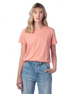 Alternative Ladies Her Go-To T-Shirt 1172C1 | Hth Sunset Coral - Front