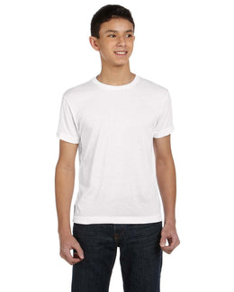 Sublivie Youth Polyester T-Shirt 1210 | White - Front