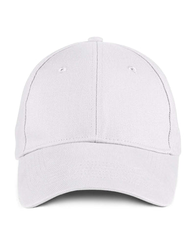 Anvil 6-Panel Brushed Twill Cap 136 | White - Front