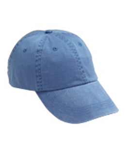Anvil 6-Panel Pigment-Dyed Twill Cap 145 | Deck Blue - Front
