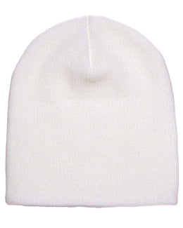 Yupoong Knit Cap 1500 | White - Front