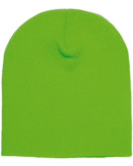 Yupoong Knit Cap 1500 | Safety Green - Front
