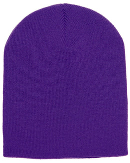 Yupoong Knit Cap 1500 | Purple - Front