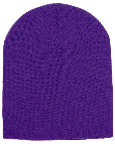 Yupoong Knit Cap 1500 | Purple - Front