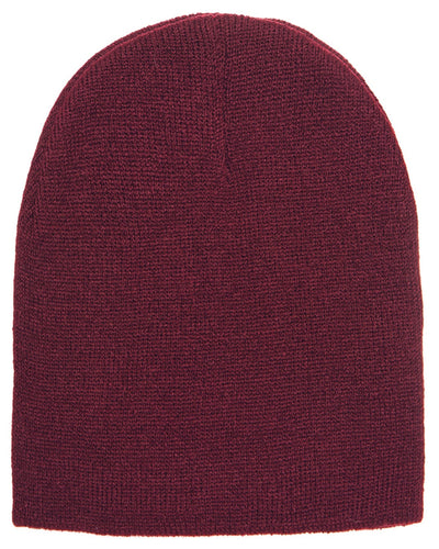 Yupoong Knit Cap 1500 | Maroon - Front