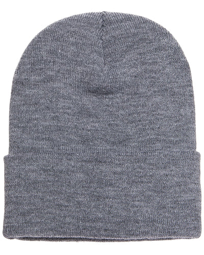 Yupoong Cuffed Knit Cap 1501 | Heather - Front