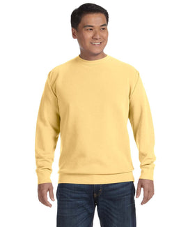 Comfort Colors Garment-Dyed Crewneck Sweatshirt 1566 | Butter - Front