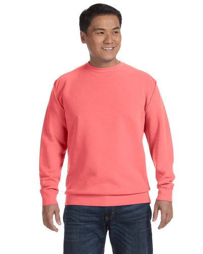 Comfort Colors Garment-Dyed Crewneck Sweatshirt 1566 | Watermelon - Front