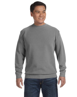 Comfort Colors Garment-Dyed Crewneck Sweatshirt 1566 | Grey - Front