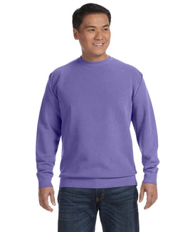 Comfort Colors Garment-Dyed Crewneck Sweatshirt 1566 | Violet - Front