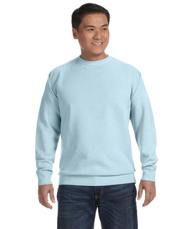 Comfort Colors Garment-Dyed Crewneck Sweatshirt 1566 | Chambray - Front