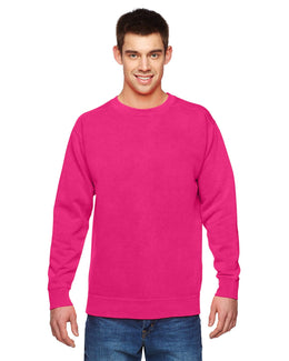 Comfort Colors Garment-Dyed Crewneck Sweatshirt 1566 | Heliconia - Front