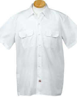 Dickies Short Sleeve Work Shirt 1574 | White - Front