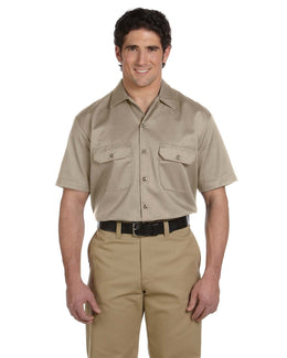 Dickies Short Sleeve Work Shirt 1574 | Desert Sand - Front