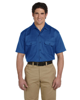 Dickies Short Sleeve Work Shirt 1574 | Royal Blue - Front