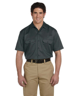 Dickies Short Sleeve Work Shirt 1574 | Charcoal - Front