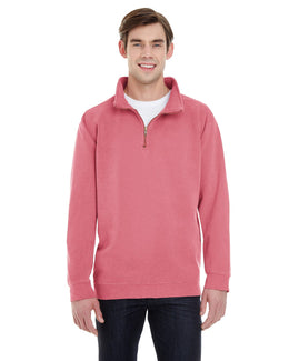 Comfort Colors Quarter-Zip Sweatshirt 1580 | Crimson - Front