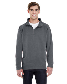Comfort Colors Quarter-Zip Sweatshirt 1580 | Pepper - Front