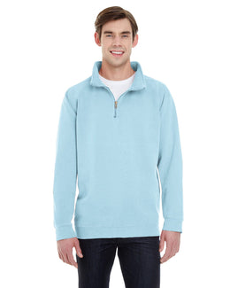 Comfort Colors Quarter-Zip Sweatshirt 1580 | Chambray - Front