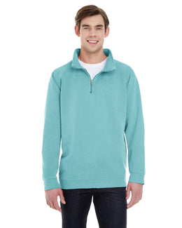 Comfort Colors Quarter-Zip Sweatshirt 1580 | Chalky Mint - Front