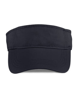 Anvil Solid-Low Profile Twill Visor 158 | Black - Front