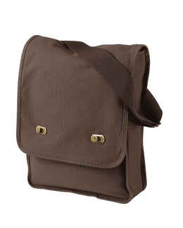 Authentic Pigment Pigment-Dyed Canvas Field Bag 1902 | Java - Front