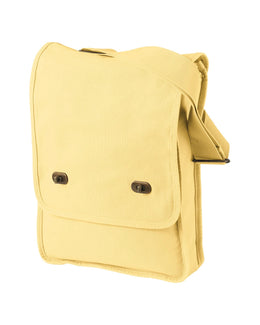 Authentic Pigment Pigment-Dyed Canvas Field Bag 1902 | Goldenrod - Front
