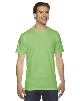 American Apparel Unisex Fine Jersey Short Sleeve T-Shirt 2001W | Grass - Front
