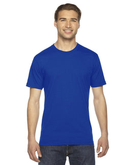 American Apparel Unisex Fine Jersey Short Sleeve T-Shirt 2001W | Royal Blue - Front