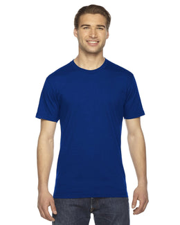 American Apparel Unisex Fine Jersey Short Sleeve T-Shirt 2001W | Lapis - Front