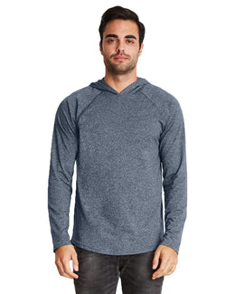 Next Level Unisex Mock Twist Raglan Hoody 2021 | Indigo - Front